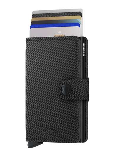 Secrid MINIWALLET CARBON Nero Accessori Unisex 