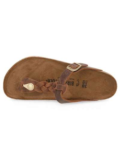 Birkenstock GIZEH BRAIDED Cognac Scarpe Unisex 