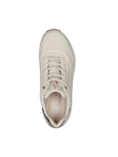 Skechers 155196 UNO Beige Scarpe Donna 