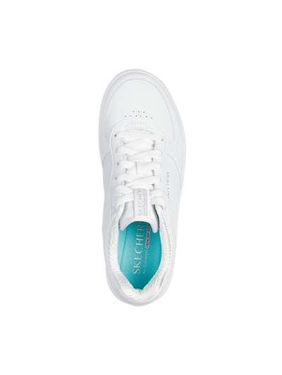 Skechers 185160 SPORT COURT Bianco Scarpe Donna 